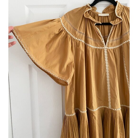 Ulla Johnson Pleated Hem Dress, size 12 - Picture 5 of 13